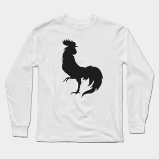 black rooster Long Sleeve T-Shirt